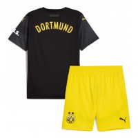 Camisa de Futebol Borussia Dortmund Equipamento Secundário Infantil 2024-25 Manga Curta (+ Calças curtas)